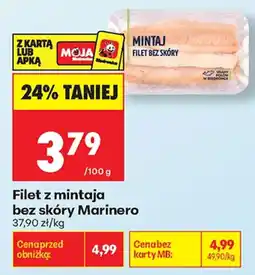Biedronka Filet z mintaja bez skóry Marino oferta