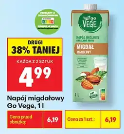 Biedronka Napój migdałowy Go Vege oferta