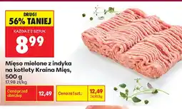 Biedronka Mięso mielone z indyka na kotlety Kraina Mięs oferta