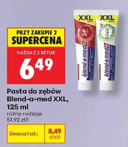 Biedronka Pasta do zębów Blend-a-med XXL oferta
