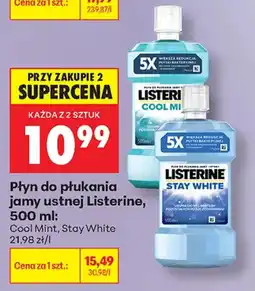 Biedronka Płyn do płukania jamy ustnej Listerine oferta