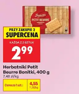 Biedronka Herbatniki Petit Beurre Bonitki oferta