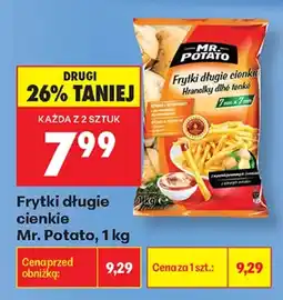 Biedronka Frytki długie cienkie Mr. Potato oferta