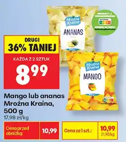 Biedronka Mango lub ananas Mroźna Kraina oferta