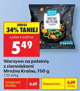 Biedronka Warzywa na patelnię z ziemniakami Mroźna Kraina oferta
