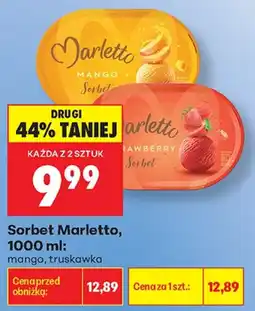 Biedronka Sorbet Marletto oferta