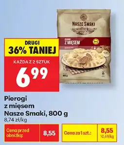Biedronka Pierogi z mięsem Nasze Smaki oferta