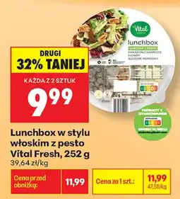 Biedronka Lunchbox w stylu włoskim z pesto Vital Fresh oferta