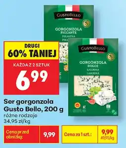 Biedronka Ser gorgonzola Gusto Bello oferta
