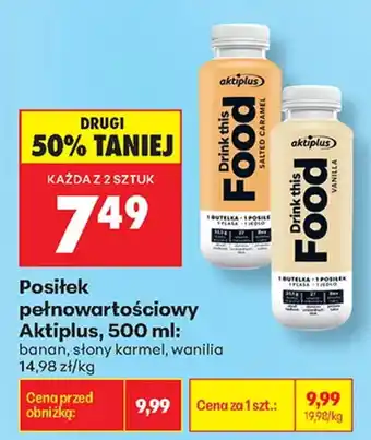 Biedronka Posiłek pełnowartościowy Aktiplus oferta