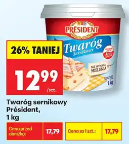 Biedronka Twaróg sernikowy Président oferta