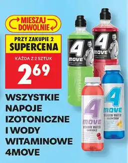 Biedronka Napoje izotoniczne i wody witaminowe 4move oferta