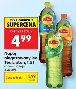 Biedronka Napój niegazowany Ice Tea Lipton oferta