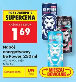Biedronka Napój energetyczny Be Power oferta