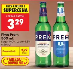 Biedronka Piwo Prem oferta