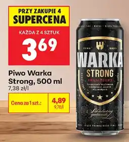 Biedronka Piwo Warka Strong oferta