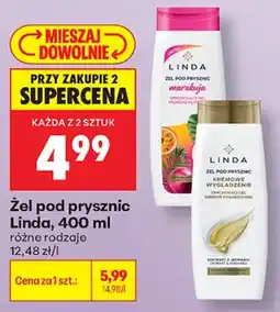 Biedronka Żel pod prysznic Linda oferta