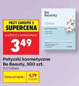Biedronka Patyczki kosmetyczne Be Beauty oferta