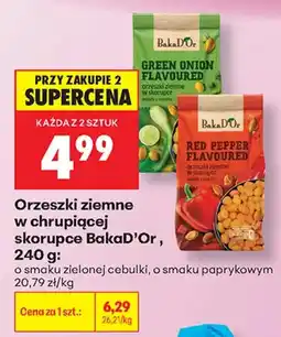 Biedronka Orzeszki ziemne w chrupiącej skorupce BakaD'Or oferta