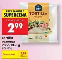 Biedronka Tortilla pszenna Pano oferta