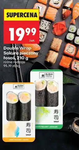 Biedronka Double Wrap Sakura pieczony łosoś oferta