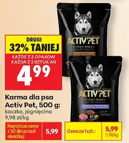 Biedronka Karma dla psa Activ Pet oferta