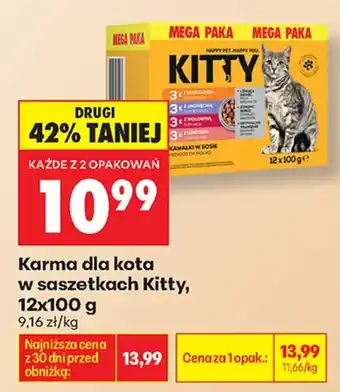 Biedronka Karma dla kota w saszetkach Kitty oferta