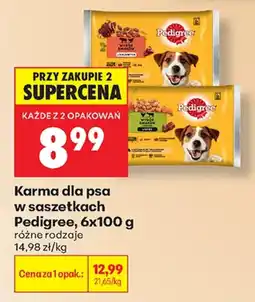Biedronka Karma dla psa Pedigree oferta