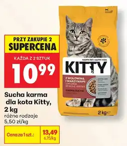 Biedronka Sucha karma dla kota Kitty oferta
