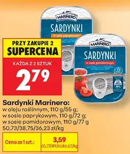 Biedronka Sardynki Marinero oferta