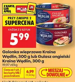 Biedronka Golonka wieprzowa Kraina Wędlin oferta