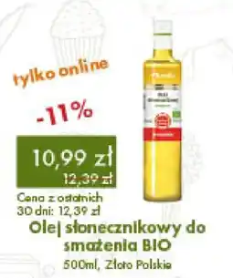 Organic Farma Zdrowia Olej słonecznikowy do smażenia BIO oferta