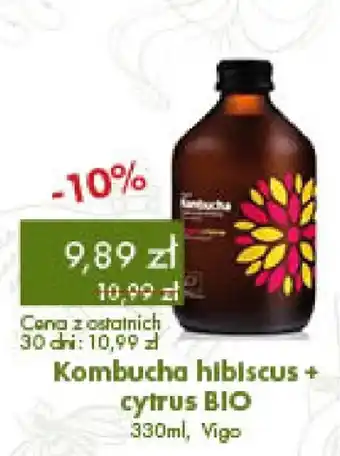 Kombucha hibiscus + cytrus BIO
