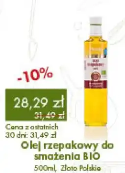 Organic Farma Zdrowia Olej rzepakowy do smażenia BIO oferta