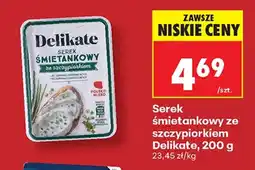 Biedronka Serek śmietankowy ze szczypiorkiem Delikate oferta