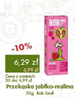 Organic Farma Zdrowia Przekąska jabłko-malina Bob Snail oferta