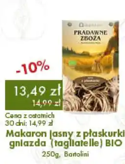Organic Farma Zdrowia Makaron jasny z płaskurki gniazda (tagliatelle) BIO oferta