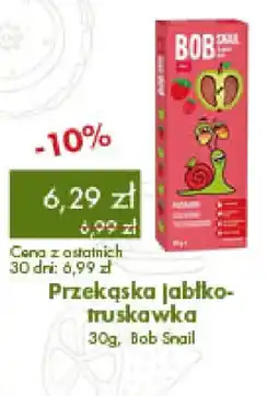 Organic Farma Zdrowia Przekąska jabłko-muskawka Bob Snail oferta