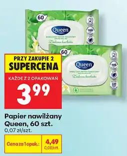 Biedronka Papier nawilżany Queen oferta
