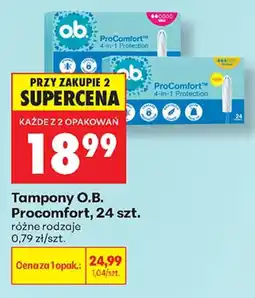 Biedronka Tampony O.B. Procomfort oferta