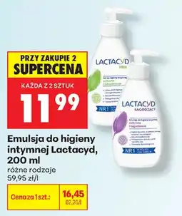 Biedronka Emulsja do higieny intymnej Lactacyd oferta