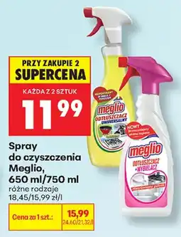 Biedronka Spray do czyszczenia Meglio oferta