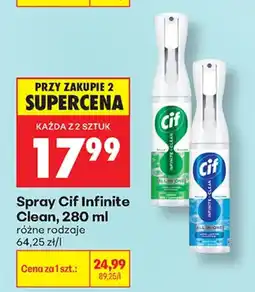 Biedronka Spray Cif Infinite Clean oferta