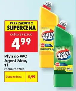 Biedronka Płyn do WC Agent Max oferta