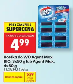 Biedronka Kostka do WC Agent Max BIO oferta