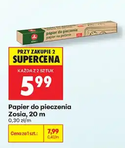 Biedronka Papier do pieczenia Zosia oferta