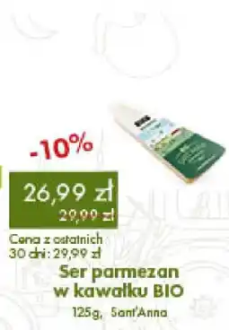 Organic Farma Zdrowia Ser parmezan w kawałku BIO Sant'Anna oferta