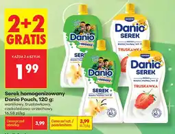 Biedronka Serek homogenizowany Danio Pouch oferta