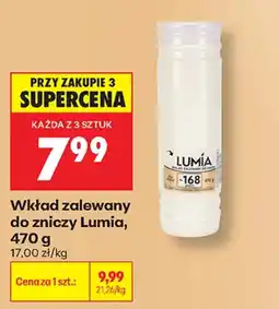 Biedronka Wkład zalewany do zniczy Lumia oferta