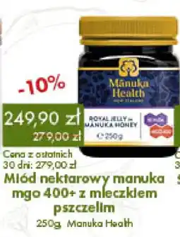 Organic Farma Zdrowia Miód nektarowy manuka mgo 400+ z mleczkiem pszczelim oferta